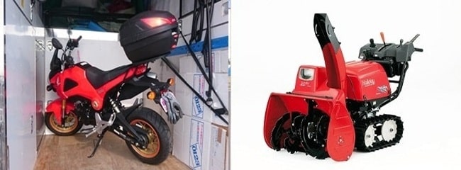 赤帽バイク＆除雪機